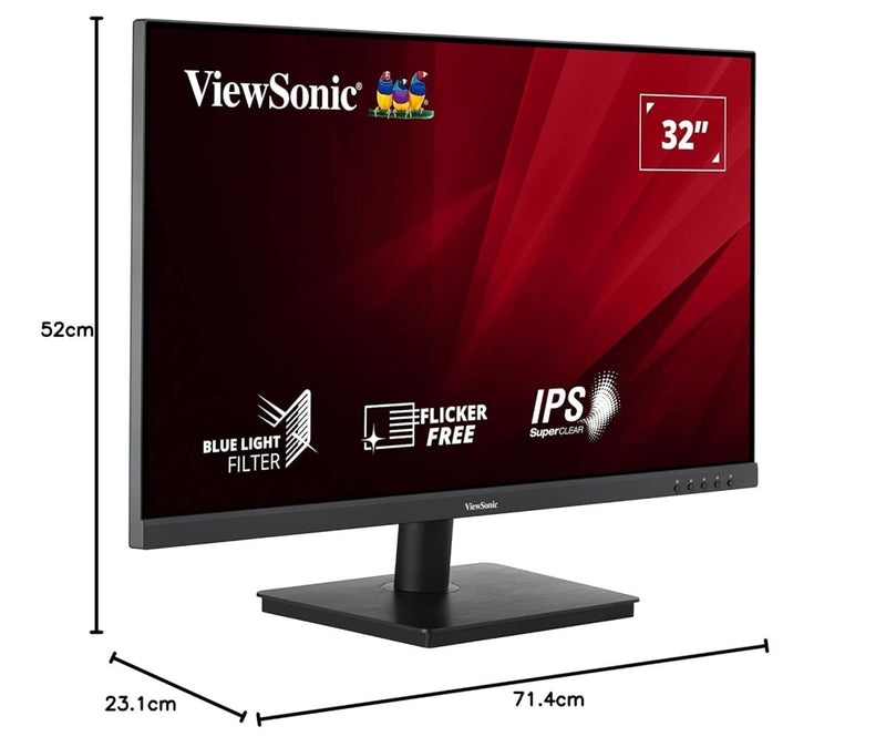 ViewSonic VA3209 - MH 32" 1080p FHD 75hz IPS Panel Monitor with Built - In Speakers - SWIFT PERIPHERALSVA3209-MH