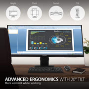 ViewSonic VA3456 - MHDJ 34" Ultra - wide UWQHD 75Hz HDR10 IPS Panel Monitor with Speakers - SWIFT PERIPHERALSVA3456-MHDJ