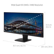 ViewSonic VA3456 - MHDJ 34" Ultra - wide UWQHD 75Hz HDR10 IPS Panel Monitor with Speakers - SWIFT PERIPHERALSVA3456-MHDJ