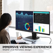 VIEWSONIC VA3456 - MHDJ 86.36 CM (34") MONITOR UWQHD | 21:9 ASPECT RATIO | S - IPS | 420 NITS | SRGB 104% | ERGONOMICS | HDR 400 READY | 6W (3X3) SPEAKERS | 2 - HDMI 2.0 | DP - SWIFT PERIPHERALS1095648