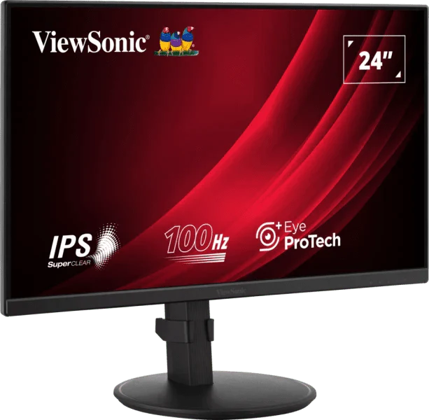 ViewSonic VG2408 24" 100Hz 1080p Full HD IPS Panel 5ms Monitor with Built - in Speakers - SWIFT PERIPHERALSVG2408