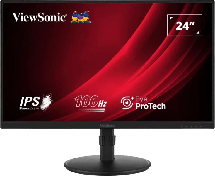 ViewSonic VG2408 24" 100Hz 1080p Full HD IPS Panel 5ms Monitor with Built - in Speakers - SWIFT PERIPHERALSVG2408