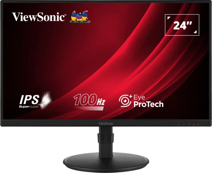 VIEWSONIC VG2408 24" 100HZ 1080P FULL HD IPS PANEL 5MS MONITOR WITH BUILT - IN SPEAKERS - SWIFT PERIPHERALS1092602