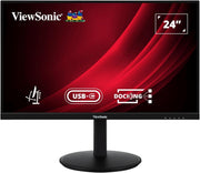 ViewSonic VG2409U - 2 24 FHD 100Hz Docking Monitor with USB - C Hub Monitor - SWIFT PERIPHERALS1092594