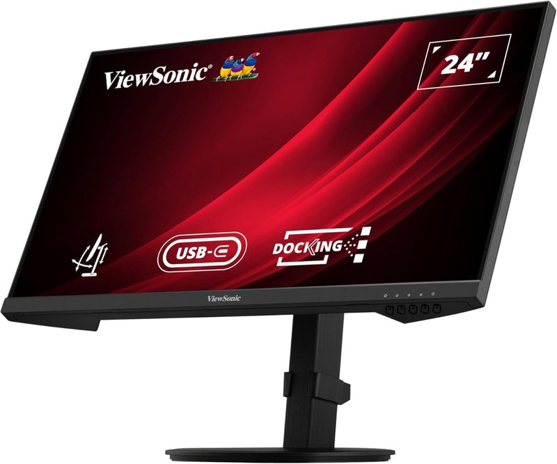 ViewSonic VG2409U - 2 24 FHD 100Hz Docking Monitor with USB - C Hub Monitor - SWIFT PERIPHERALS1092594