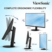 ViewSonic VG2709U‑2K 27″ QHD IPS 100Hz USB‑C Docking Monitor with Speakers - SWIFT PERIPHERALSVG2709U-2K