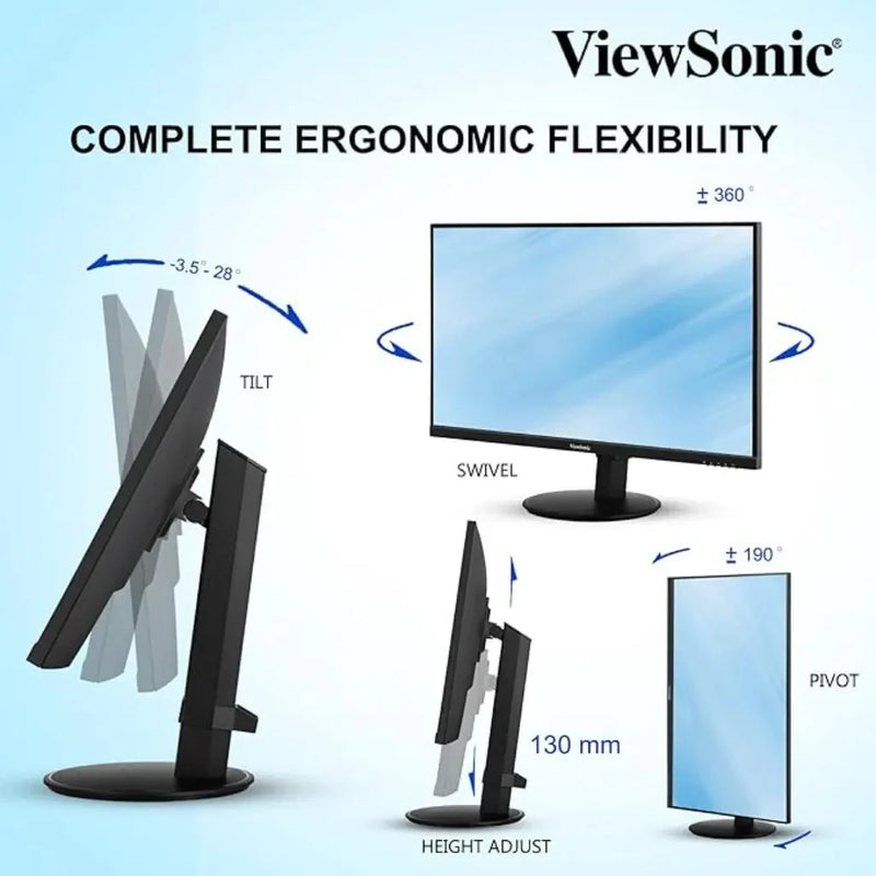 ViewSonic VG2709U‑2K 27″ QHD IPS 100Hz USB‑C Docking Monitor with Speakers - SWIFT PERIPHERALSVG2709U-2K