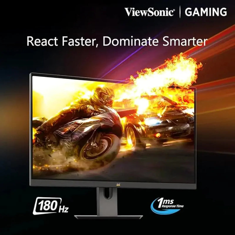 ViewSonic VX2758A‑2K‑PRO‑4 27″ QHD 180 Hz SuperClear® IPS Gaming Monitor - SWIFT PERIPHERALSVX2758A-2K-PRO-4