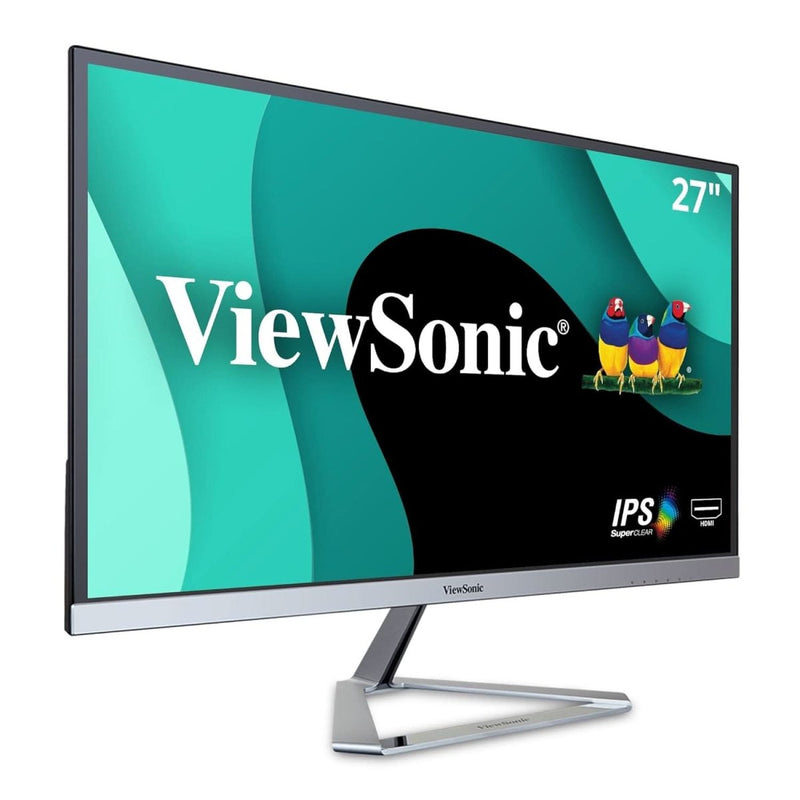 VIEWSONIC VX2776 - SMHD - 3 68.5 CM (27") FHD IPS MONITOR 100HZ, 100% SRGB, 2WXSPEAKER, VIEWMODE (GAME, MOVIE, WEB, TEXT) ULTRA SLIM, METALLIC TRIANGLE STAND, EYE CARE,1X HDMI, 1XDP,1 XVGA - SWIFT PERIPHERALS1092600