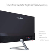 VIEWSONIC VX2776 - SMHD - 3 68.5 CM (27") FHD IPS MONITOR 100HZ, 100% SRGB, 2WXSPEAKER, VIEWMODE (GAME, MOVIE, WEB, TEXT) ULTRA SLIM, METALLIC TRIANGLE STAND, EYE CARE,1X HDMI, 1XDP,1 XVGA - SWIFT PERIPHERALS1092600