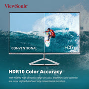 ViewSonic VX3276 - MHD - 3 32” 75Hz HDR10 1080p FHD sRGB IPS Panel Monitor - SWIFT PERIPHERALSVX3276-MHD-3