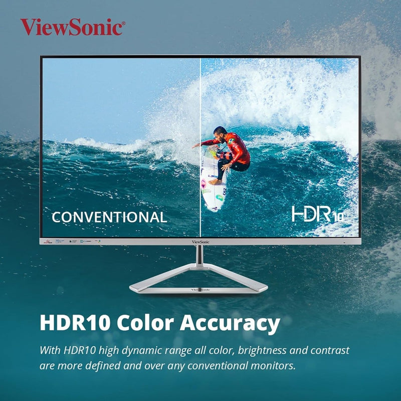 ViewSonic VX3276 - MHD - 3 32” 75Hz HDR10 1080p FHD sRGB IPS Panel Monitor - SWIFT PERIPHERALSVX3276-MHD-3