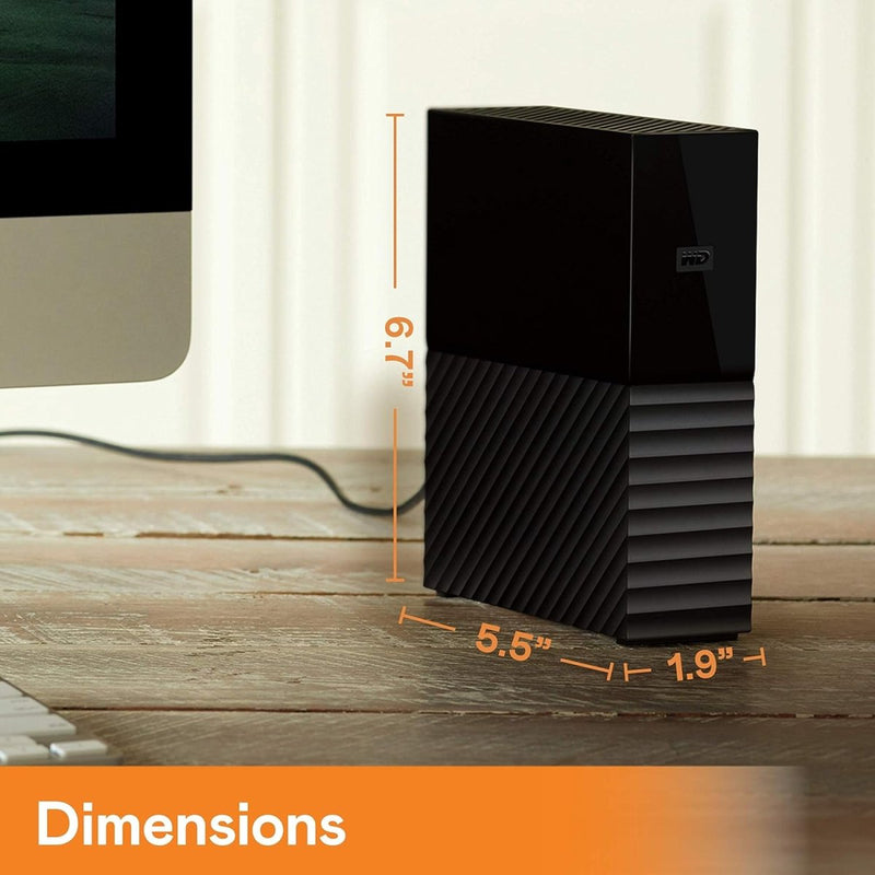 WESTERN DIGITAL 18TB MY BOOK DESKTOP EXTERNAL HARD DISK DRIVE WDBBGB0180HBK - NA - SWIFT PERIPHERALS1081984