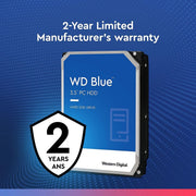 WESTERN DIGITAL 4TB BLUE INTERNAL SATA HARD DRIVE - SWIFT PERIPHERALS102279