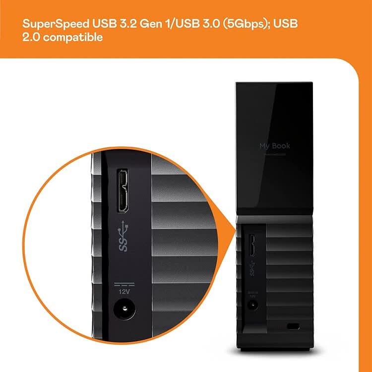WESTERN DIGITAL 4TB MY BOOK ESSENTIAL EXTERNAL HARD DRIVE - SWIFT PERIPHERALS102276