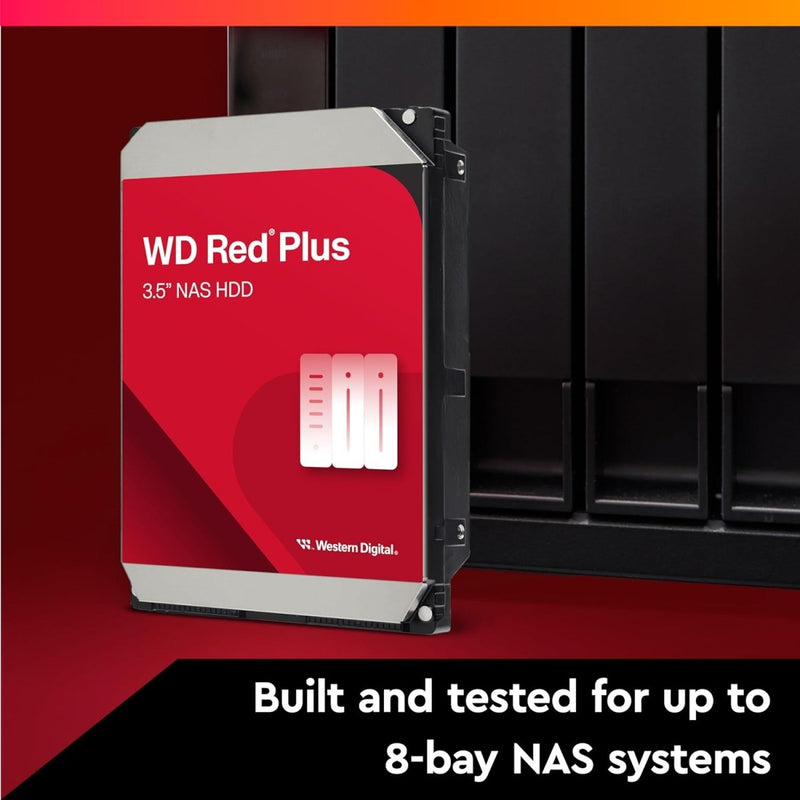 WESTERN DIGITAL 4TB RED PLUS NAS INTERNAL HARD DRIVE HDD WD40EFPX - SWIFT PERIPHERALS1090191