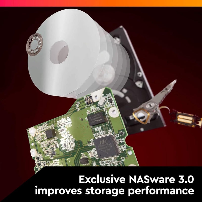 WESTERN DIGITAL 4TB RED PLUS NAS INTERNAL HARD DRIVE HDD WD40EFPX - SWIFT PERIPHERALS1090191