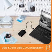 WESTERN DIGITAL 5TB ELEMENTS PORTABLE HARD DISK DRIVE WDBHDW0050BBK - EB - SWIFT PERIPHERALS1088981