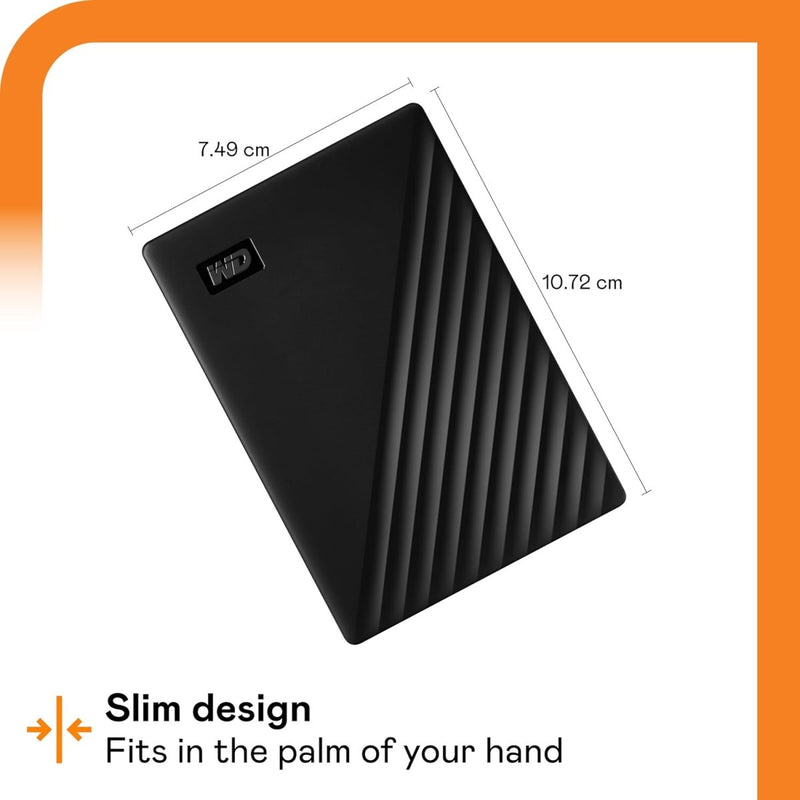 WESTERN DIGITAL 6TB MY PASSPORT EXTERNAL HARD DRIVE WDBR9S0060BBK - WESN - SWIFT PERIPHERALS1092301