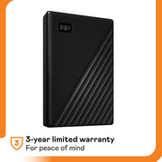 WESTERN DIGITAL 6TB MY PASSPORT EXTERNAL HARD DRIVE WDBR9S0060BBK - WESN - SWIFT PERIPHERALS1092301