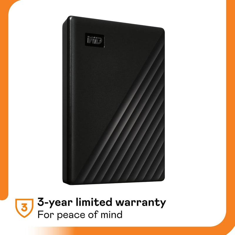 WESTERN DIGITAL 6TB MY PASSPORT EXTERNAL HARD DRIVE WDBR9S0060BBK - WESN - SWIFT PERIPHERALS1092301