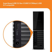 WESTERN DIGITAL 8TB MY BOOK ESSENTIAL EXTERNAL HARD DRIVE - SWIFT PERIPHERALS102298