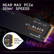 WESTERN DIGITAL BLACK 1TB NVME M.2 SN850X SSD - SWIFT PERIPHERALS103527