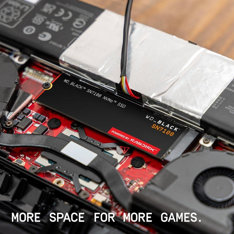 WESTERN DIGITAL BLACK SN7100 NVME 500GB - WDS500G4X0E - 00CJA0 - SWIFT PERIPHERALS1094295