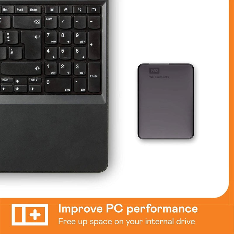 WESTERN DIGITAL ELEMENTS 2TB PORTABLE EXTERNAL HARD DRIVE - SWIFT PERIPHERALS102260