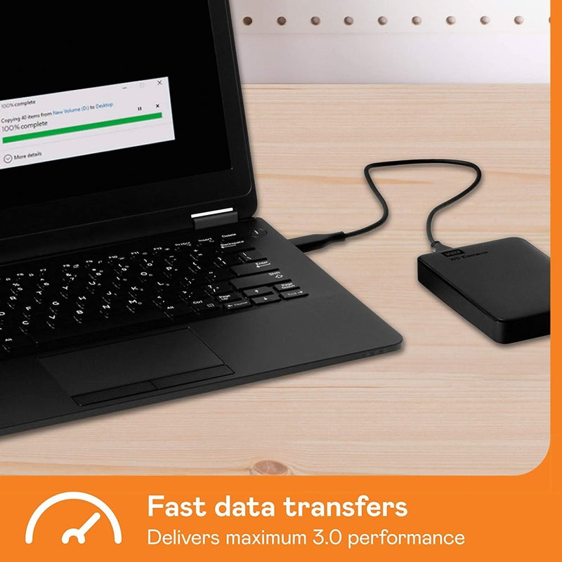 WESTERN DIGITAL ELEMENTS 2TB PORTABLE EXTERNAL HARD DRIVE - SWIFT PERIPHERALS102260