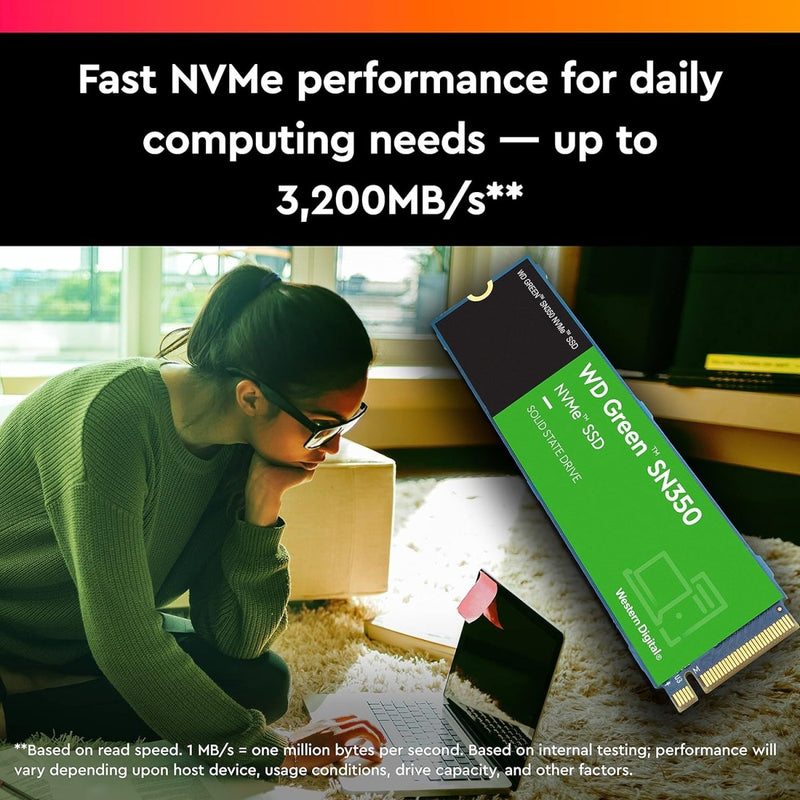 Western Digital Green SN350 250 GB M.2 NVMe PCIe 3.0 Internal SSD - SWIFT PERIPHERALSWDS250G2G0C