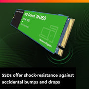 Western Digital Green SN350 250 GB M.2 NVMe PCIe 3.0 Internal SSD - SWIFT PERIPHERALSWDS250G2G0C