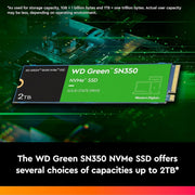 Western Digital Green SN350 250 GB M.2 NVMe PCIe 3.0 Internal SSD - SWIFT PERIPHERALSWDS250G2G0C