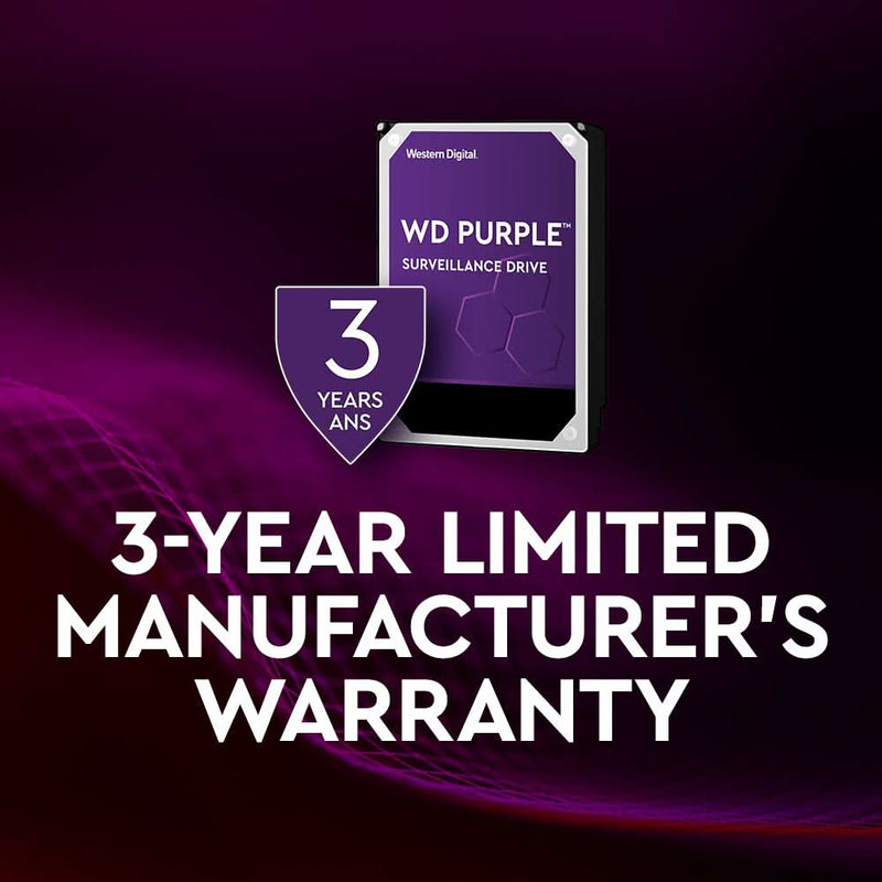 WESTERN DIGITAL SURVEILLANCE 4TB INTERNAL SATA HARD DRIVE WD43PURZ - SWIFT PERIPHERALS102274