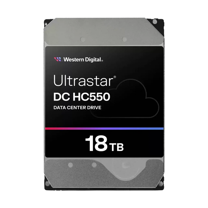 Western Digital Ultrastar DC HC550 18TB 3.5" SATA 7200RPM Data Centre Internal Hard Drive - SWIFT PERIPHERALSWUH721818ALE6L4