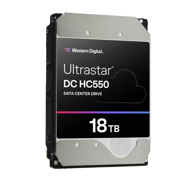 Western Digital Ultrastar DC HC550 18TB 3.5" SATA 7200RPM Data Centre Internal Hard Drive - SWIFT PERIPHERALSWUH721818ALE6L4