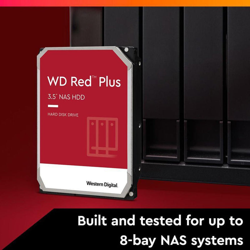 Western Digital WD Red Plus 4TB 3.5" SATA 6Gb/s 5400RPM NAS Internal Hard Disk Drive - SWIFT PERIPHERALSWD40EFPX