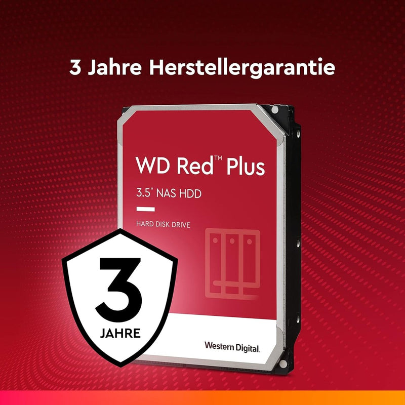 Western Digital WD Red Plus 6TB 3.5" SATA 5400 RPM NAS Internal Hard Disk Drive - SWIFT PERIPHERALSWD60EFPX