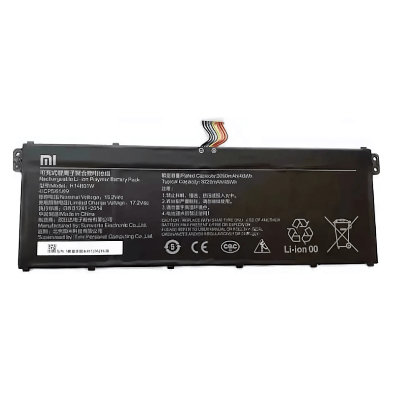 XiaoMi R14B01W Original OEM 3220mAh 15.2V 48Wh 4 Cell Laptop Battery - SWIFT PERIPHERALSR14B01W-OEM