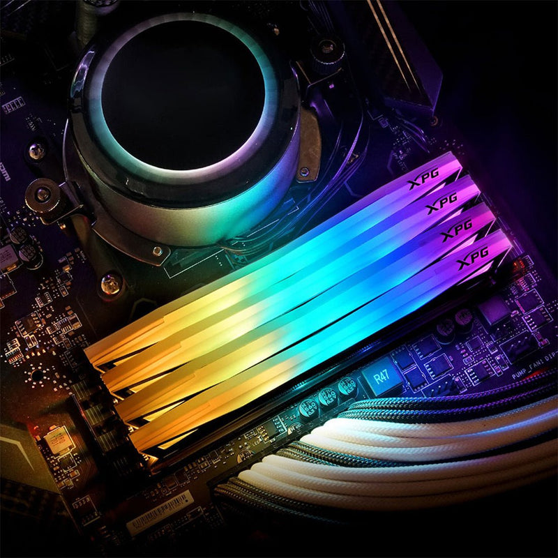 XPG Spectrix D60G RGB 8GB DDR4 RAM 3200MHz Desktop Memory - SWIFT PERIPHERALSAX4U32008G16A-ST60