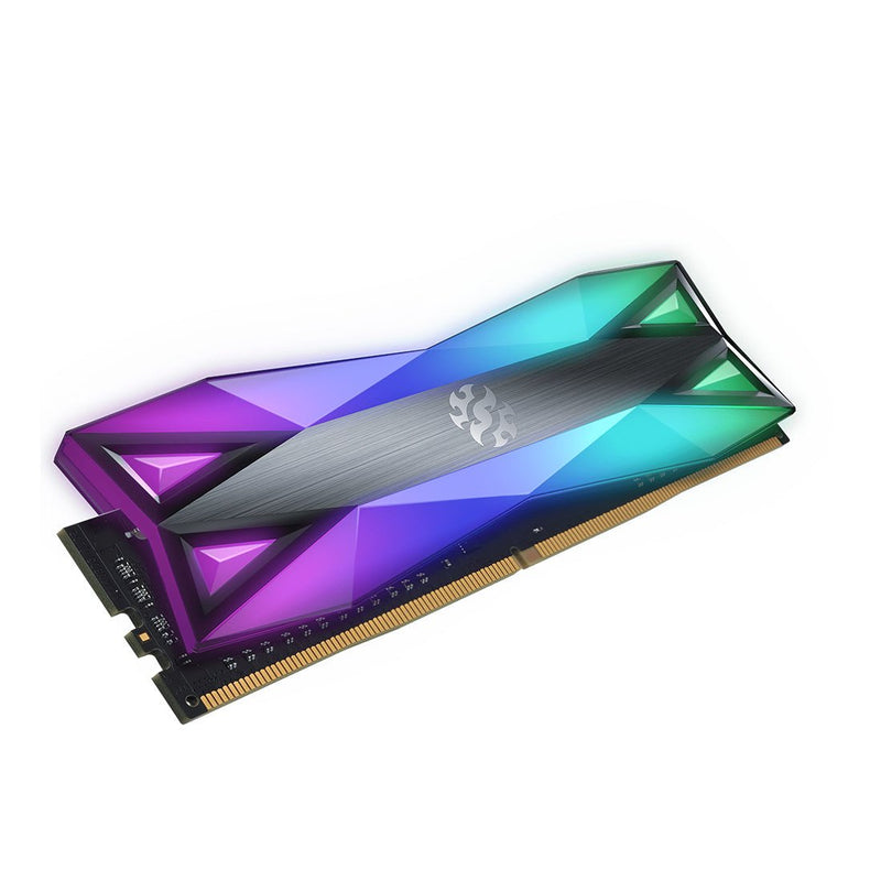 XPG Spectrix D60G RGB 8GB DDR4 RAM 3200MHz Desktop Memory - SWIFT PERIPHERALSAX4U32008G16A-ST60