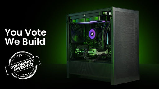 You Vote, We build: Community Built GeForce RTX 5060 Gaming PC Ryzen 5 9600X, 32GB DDR5, 1TB NVMe - SWIFT PERIPHERALSNvidia5060Ventus