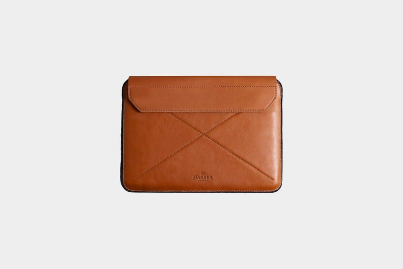 Harber London Leather Envelope Sleeve