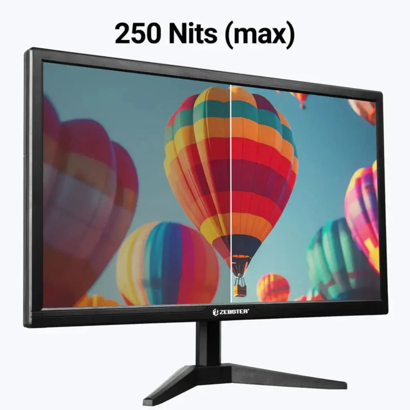 Zebronics Z - GV120 20 - Inch HD LED Monitor HDMI/VGA Wall Mountable - SWIFT PERIPHERALSZ-GV120