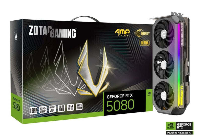 ZOTAC GAMING GeForce 16GB RTX 5080 AMP Extreme INFINITY ULTRA - SWIFT PERIPHERALS1092911