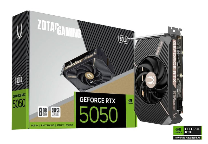 ZOTAC GAMING GEFORCE 8GB RTX 5050 SOLO - SWIFT PERIPHERALS1094635