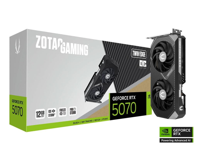 ZOTAC GAMING GEFORCE 8GB RTX 5070 TWIN EDGE OC - SWIFT PERIPHERALS1093680