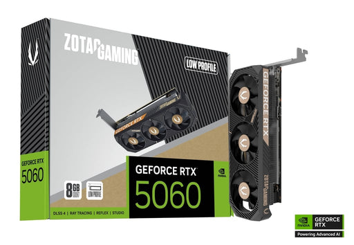 ZOTAC GAMING GeForce RTX 5060 Low Profile 8GB Graphic Card - SWIFT PERIPHERALS1096838