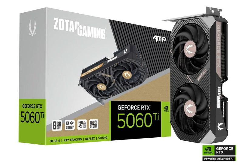 ZOTAC GAMING GEFORCE RTX 5060 TI 8GB AMP - SWIFT PERIPHERALS1093402
