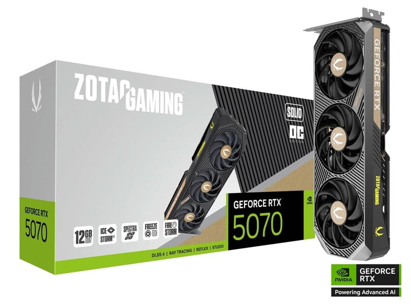 ZOTAC GAMING GEFORCE RTX 5070 SOLID OC - SWIFT PERIPHERALS1092822